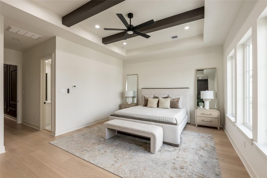 Furnished interior view inside a new home in , Houston (Image 17).