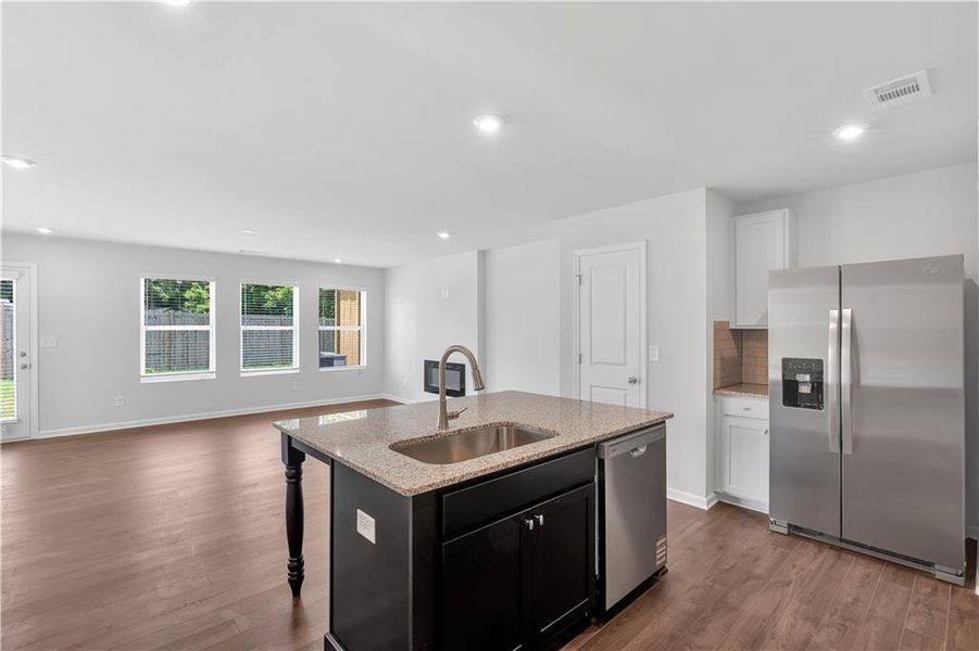 Furnished interior view inside a new home in Village Green, Adairsville (Image 5).