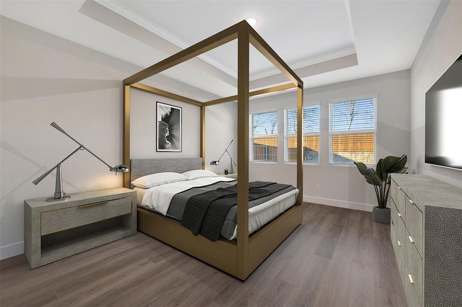 Furnished interior view inside a new home in Heritage Ranch, Sherman (Image 18).