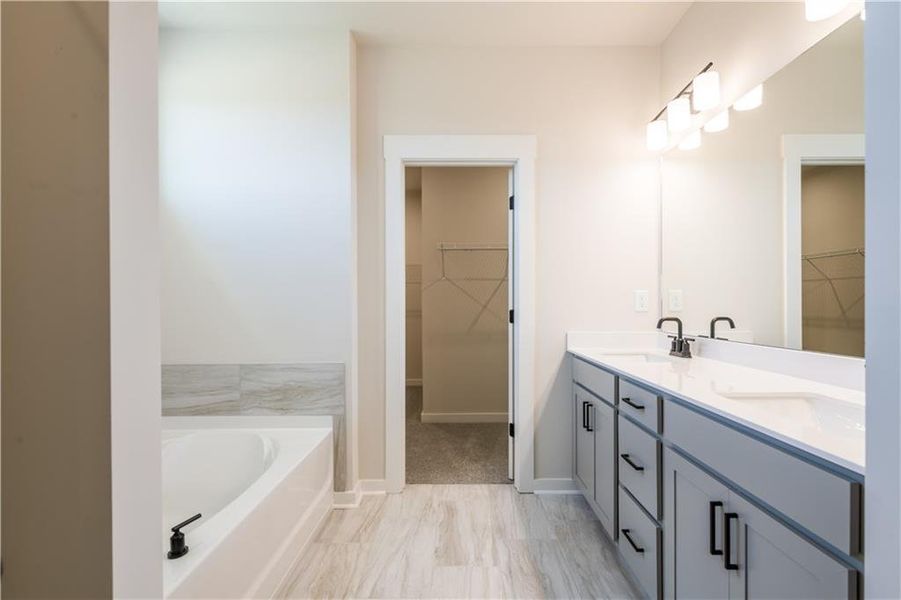 Furnished interior view inside a new home in Cambridge at Steels Bridge, Canton (Image 15).