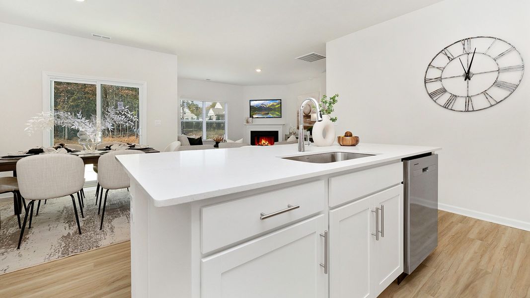 Furnished interior view inside a new home in Valleywood Farms, Waynesville (Image 7).
