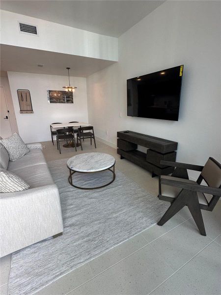 Furnished interior view inside a new home in , Miami (Image 7).