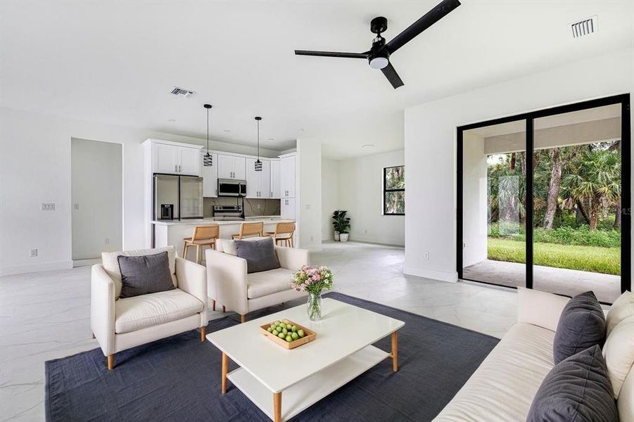 Furnished interior view inside a new home in , Port Charlotte (Image 6).