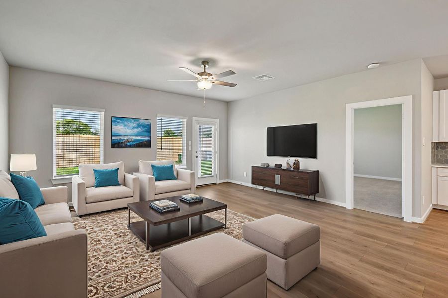 Photo is not of the actual home, but is an inspirational photo of builder’s model home and may depict options, furnishings, and/or decorator features that are not included