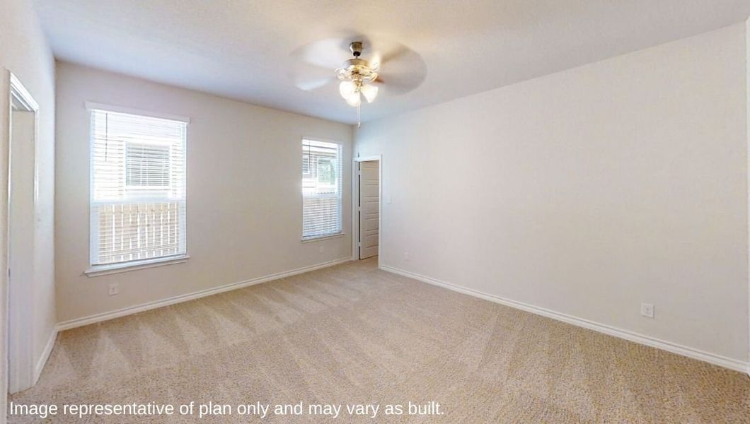 Representative unfurnished interior of a home built from the The Stallion by D.R. Horton in Riverstone at Westpointe, San Antonio (Image 16). Representative unfurnished interior of a home built from the The Stallion by D.R. Horton in Riverstone at Westpointe, San Antonio (Image 16).