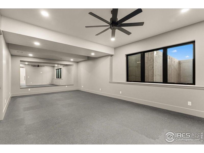 Large excercise area