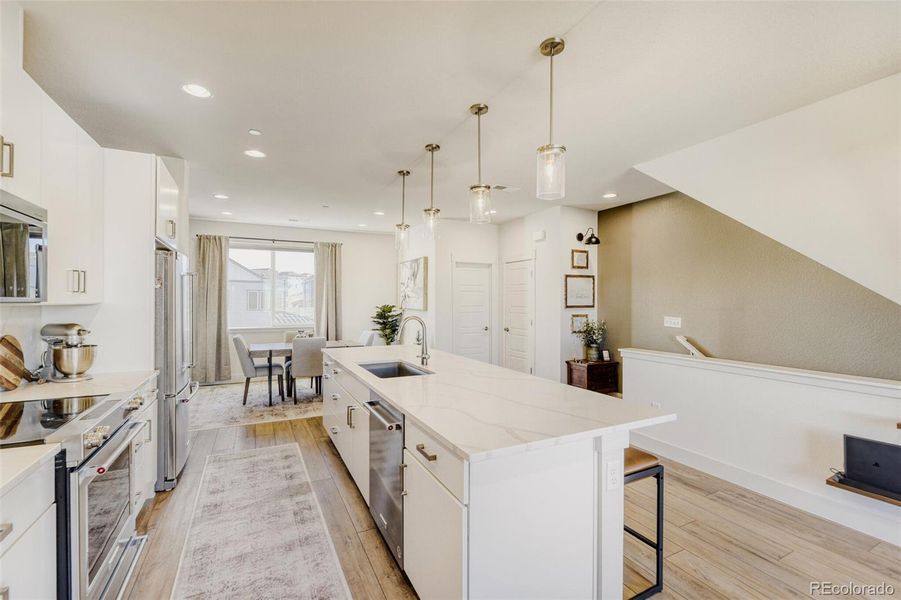 Furnished interior view inside a new home in Lyric at RidgeGate, Parker (Image 8).