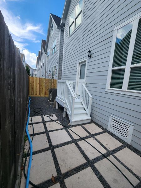 Exterior details and patio area of a home in , Houston (Image 4). Exterior details and patio area of a home in , Houston (Image 4).