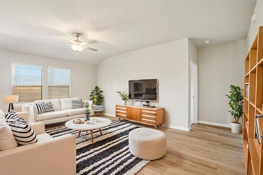 Furnished interior view inside a new home in Lakehaven - Signature Series, Farmersville (Image 13). Furnished interior view inside a new home in Lakehaven - Signature Series, Farmersville (Image 13).