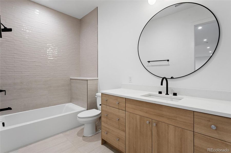 Furnished interior view inside a new home in , Denver (Image 44).