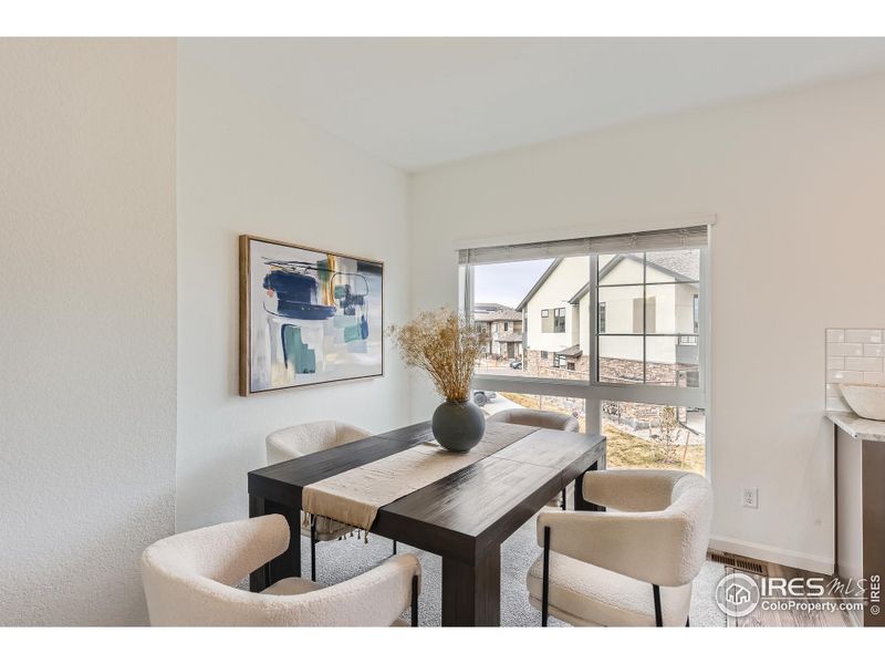 Dining space - Same Floor plan, Different Model. Dining space - Same Floor plan, Different Model.