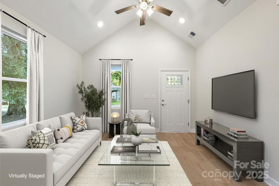 Furnished interior view inside a new home in , Statesville (Image 31). Furnished interior view inside a new home in , Statesville (Image 31).