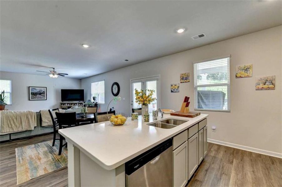 Furnished interior view inside a new home in Twin Lakes, Hoschton (Image 19).