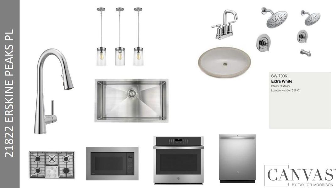 Design Selections. Home is under construction, selections subject to change.