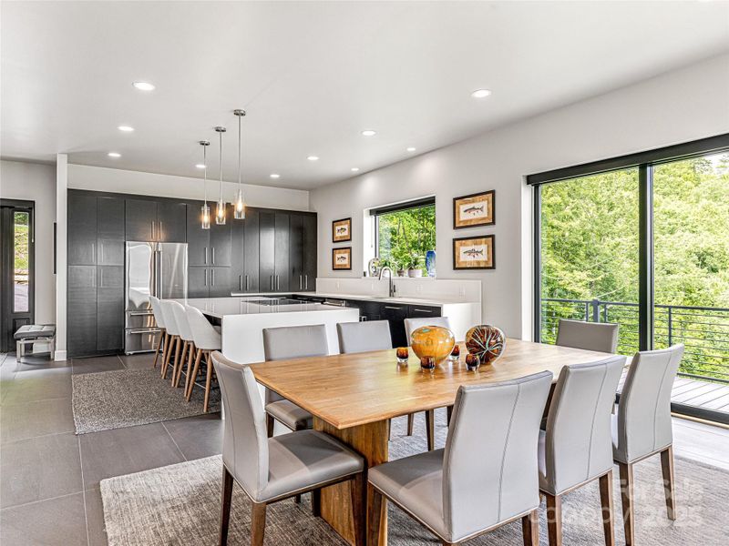 Furnished interior view inside a new home in , Bryson City (Image 32).