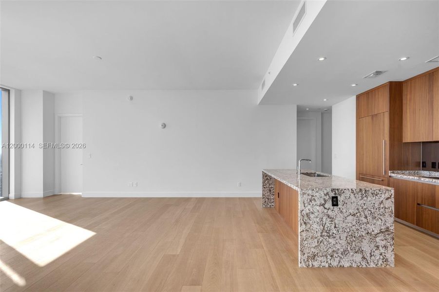 Furnished interior view inside a new home in , Miami (Image 6). Furnished interior view inside a new home in , Miami (Image 6).