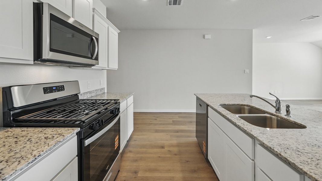 Furnished interior view inside a new home in Stonewyck Farms, Ennis (Image 9).