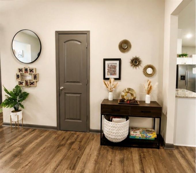 Furnished interior view inside a new home in Oakwood, Dallas (Image 7). Furnished interior view inside a new home in Oakwood, Dallas (Image 7).