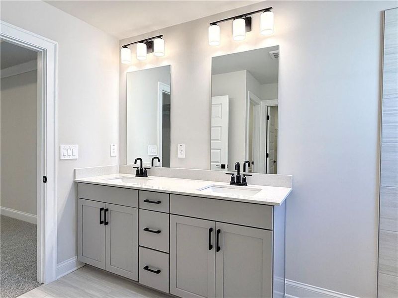 Furnished interior view inside a new home in Vines at Mill Creek - Legacy Series, Braselton (Image 6).