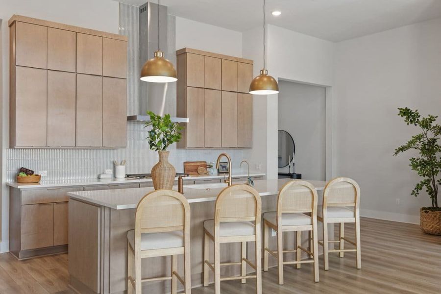 Furnished interior view inside a new home in Lariat, Liberty Hill (Image 8).
