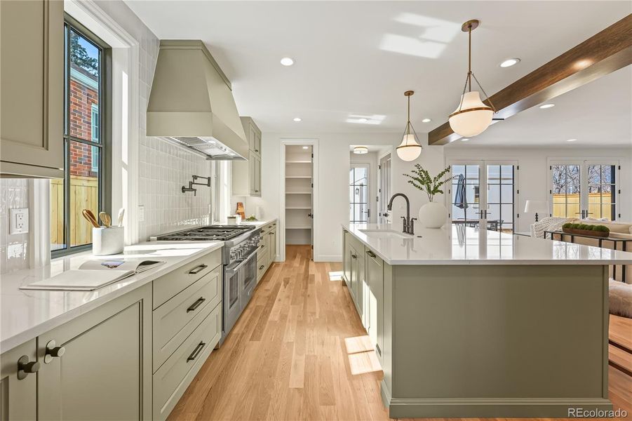 Furnished interior view inside a new home in , Denver (Image 7).