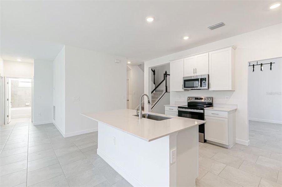 Furnished interior view inside a new home in , North Fort Myers (Image 16). Furnished interior view inside a new home in , North Fort Myers (Image 16).