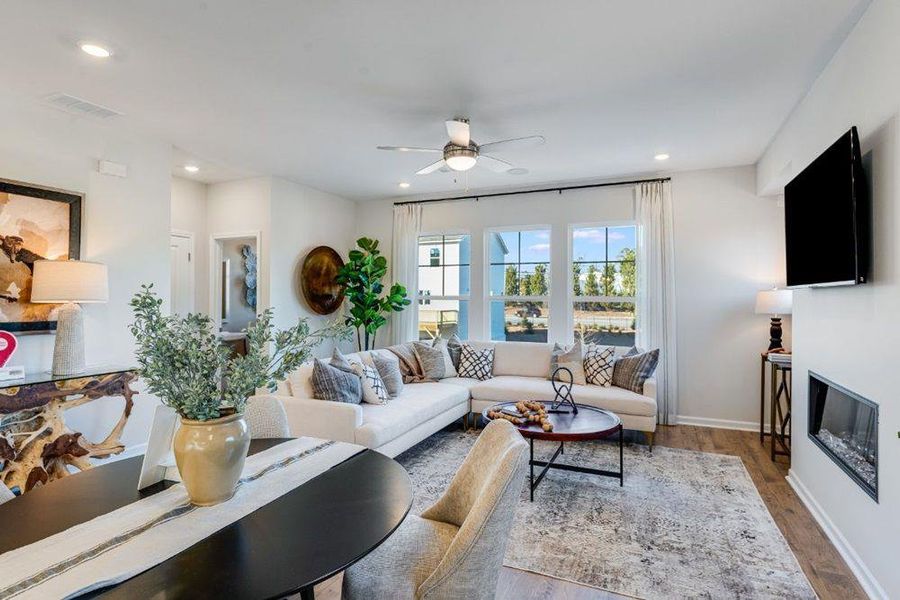 Furnished interior view inside a new home in Somerset at Veterans Memorial, Mableton (Image 12).