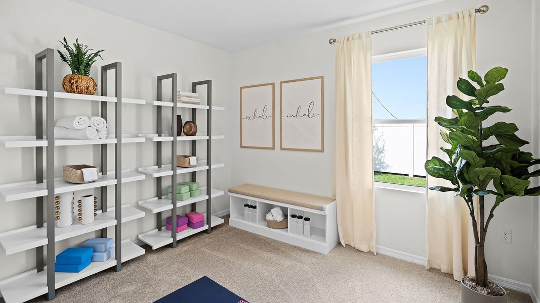 Furnished interior view inside a new home in Crosswinds, Haines City (Image 20).