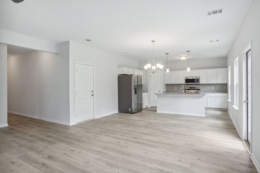 Representative unfurnished interior of a home built from the The Barrington by RTS Homes in The Pointe at Villages on Marne, Hinesville (Image 25).