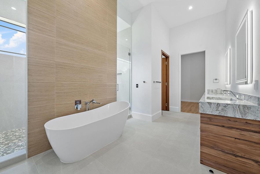 Furnished interior view inside a new home in , West Palm Beach (Image 9).