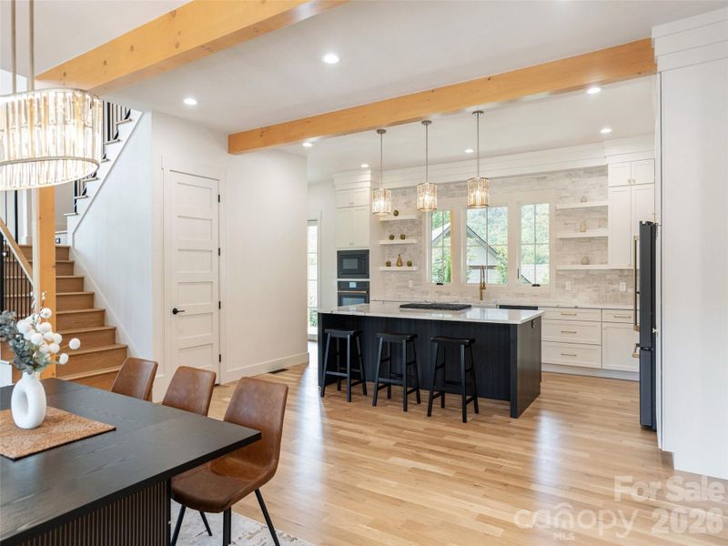 Furnished interior view inside a new home in , Asheville (Image 36).