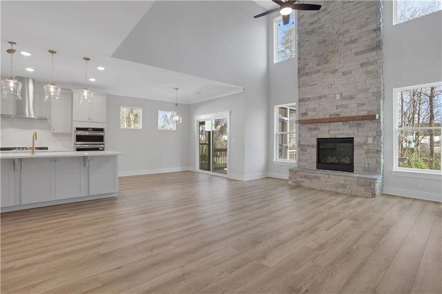 Spacious, unfurnished interior of a new home in Marble Tree, Ball Ground (Image 32).