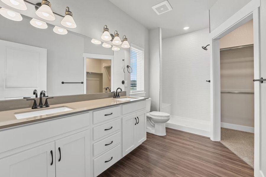 Furnished interior view inside a new home in Northfield - The Flats, Fort Collins (Image 5). Furnished interior view inside a new home in Northfield - The Flats, Fort Collins (Image 5).