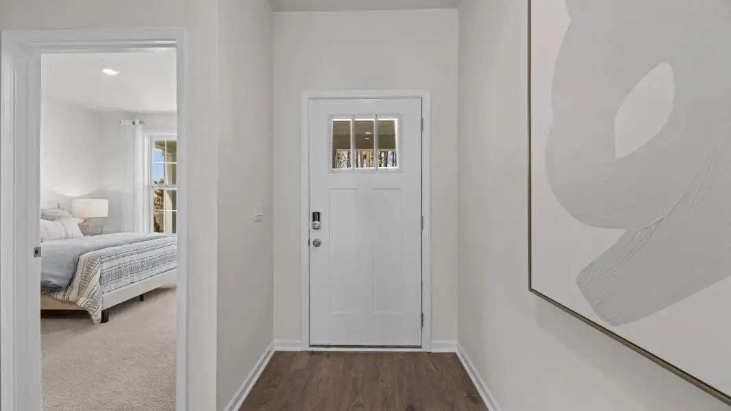 Spacious, unfurnished interior of a new home in Chambray, New Bern (Image 13). Spacious, unfurnished interior of a new home in Chambray, New Bern (Image 13).