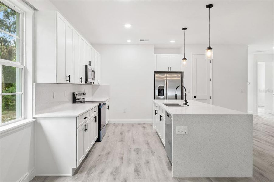 Furnished interior view inside a new home in , Sanford (Image 5). Furnished interior view inside a new home in , Sanford (Image 5).