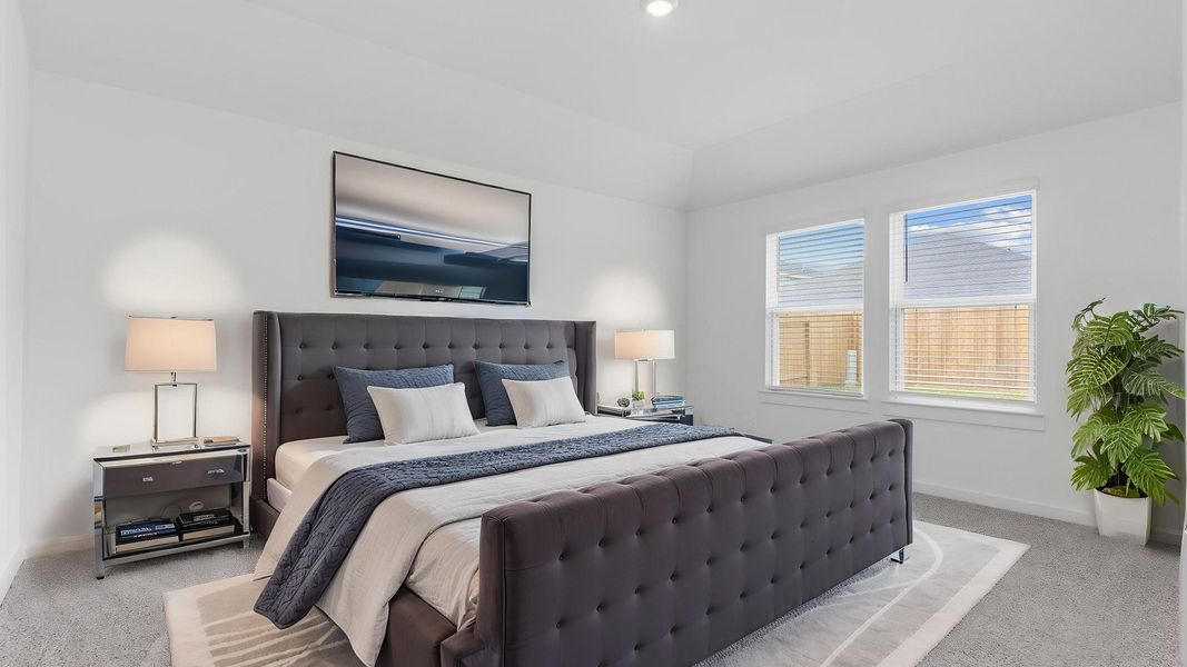 Furnished interior view inside a new home in Evergreen, Rosenberg (Image 9).