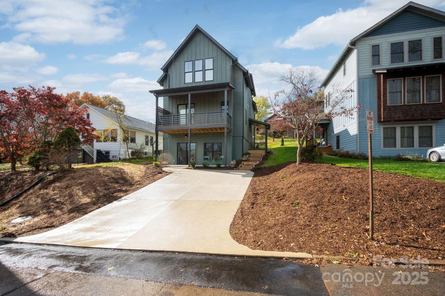 Oversized Driveway for Easy Off-Street Parking