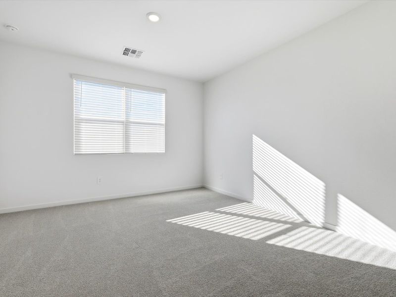 Spacious, unfurnished interior of a new home in Mountain View Estates Reserve Series, Buckeye (Image 12). Spacious, unfurnished interior of a new home in Mountain View Estates Reserve Series, Buckeye (Image 12).