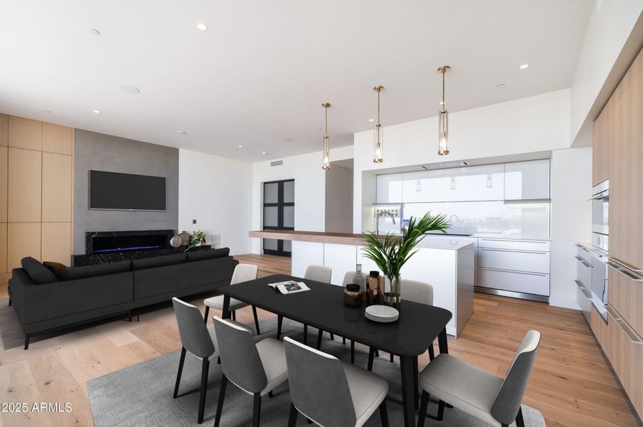 Ascent 304 living area.Virtual Staging