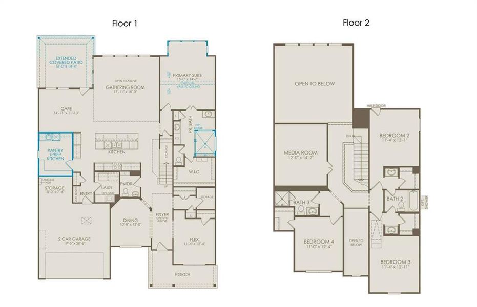 Floorplan layout of home