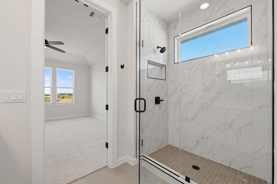 Furnished interior view inside a new home in Terrace Collection At Turner's Crossing, Buda (Image 6).