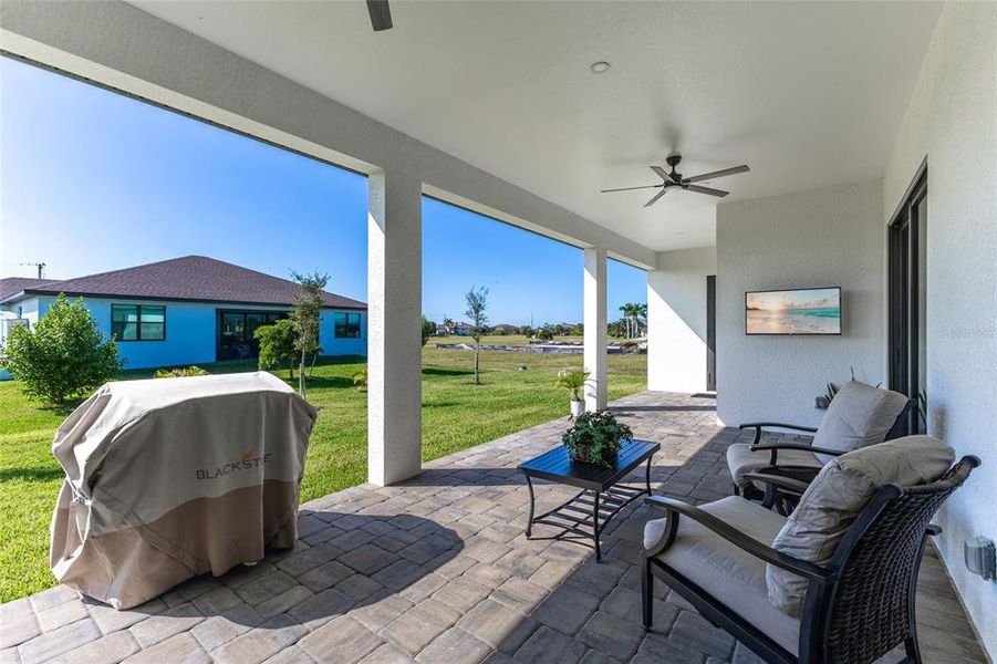 Exterior details and patio area of a home in , Cape Coral (Image 32). Exterior details and patio area of a home in , Cape Coral (Image 32).