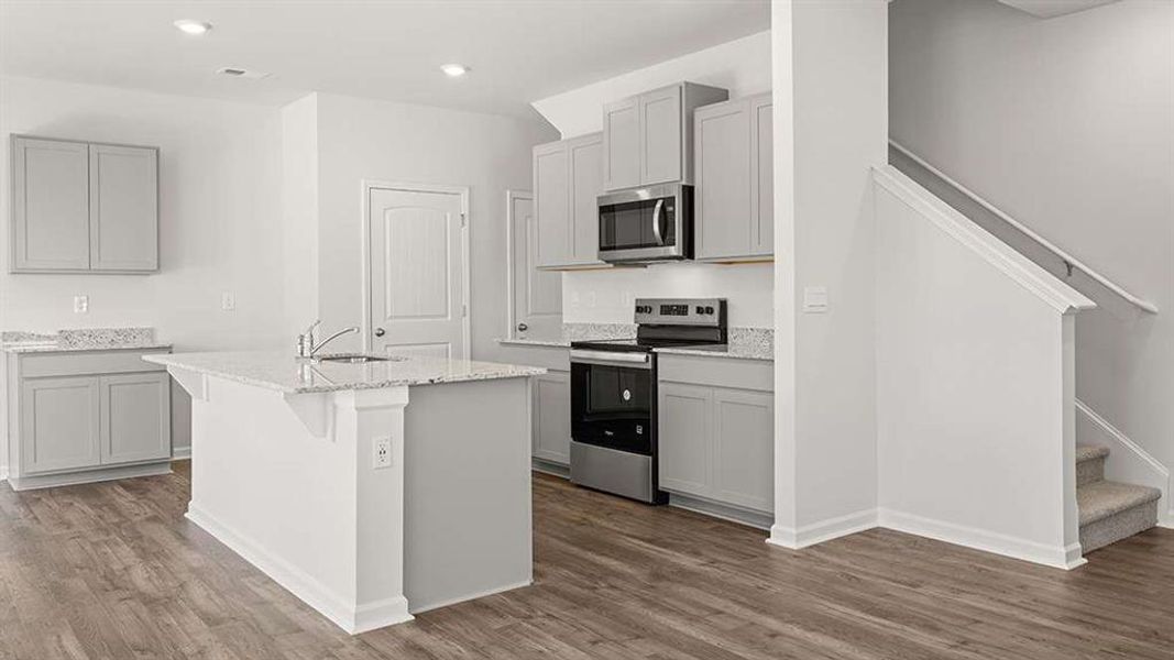 Furnished interior view inside a new home in Mableton Station, Mableton (Image 4).