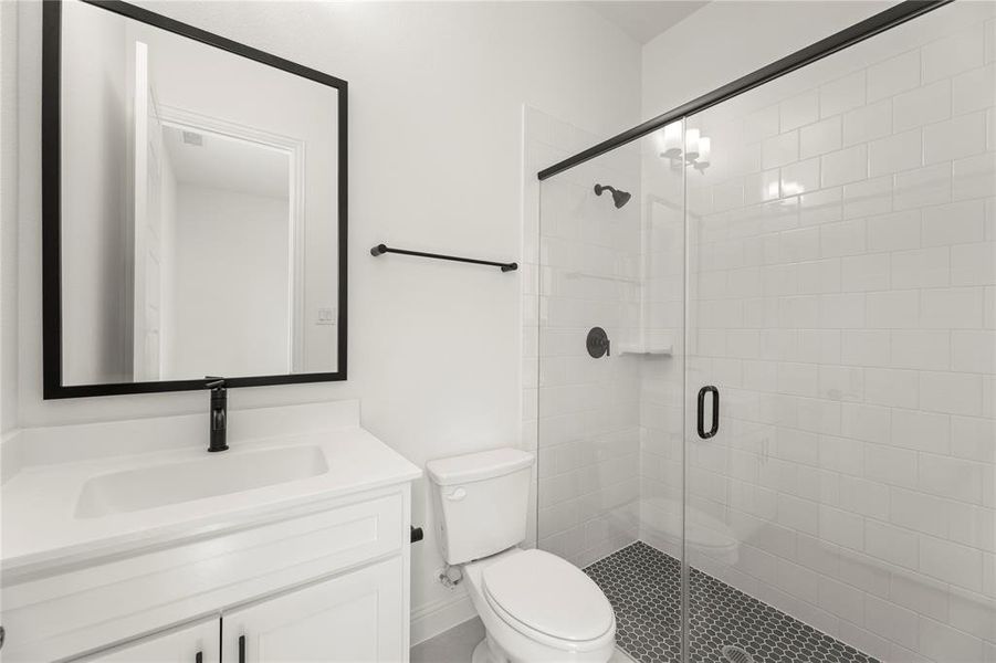 Furnished interior view inside a new home in Painted Tree Woodlands, McKinney (Image 10).