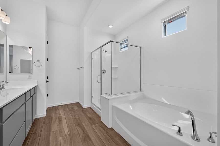 Furnished interior view inside a new home in Combs Ranch, San Tan Valley (Image 10).