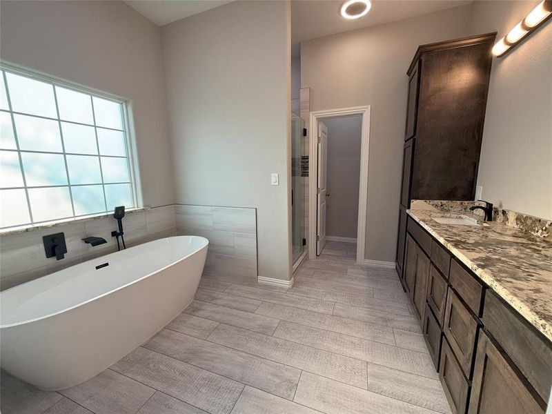 Furnished interior view inside a new home in , Bonham (Image 5).