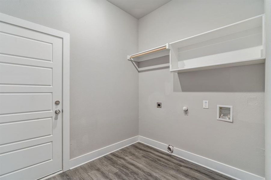 Spacious Laundryroom with Built-Ins