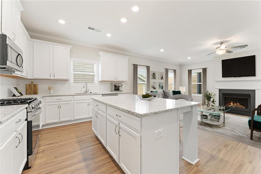 Furnished interior view inside a new home in , Villa Rica (Image 11).