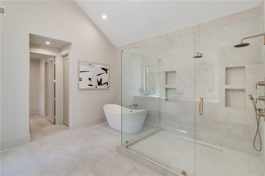 Furnished interior view inside a new home in , Atlanta (Image 17).