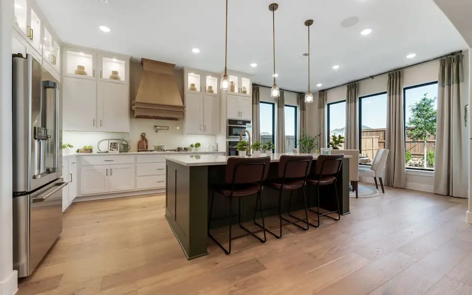 Representative furnished interior of a home built from the Laguna III by CastleRock Communities in Lakesong, Grand Prairie (Image 59).